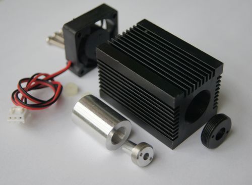 Heatsink style to38 laser diode house w/h fan cooling/match for mp905 lens for sale