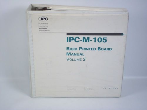 IPC INSTRUCTED PRINTED CIRCUITS IPC-M-105 IPCM105 RIGID BOARD ORIGINAL MANUAL