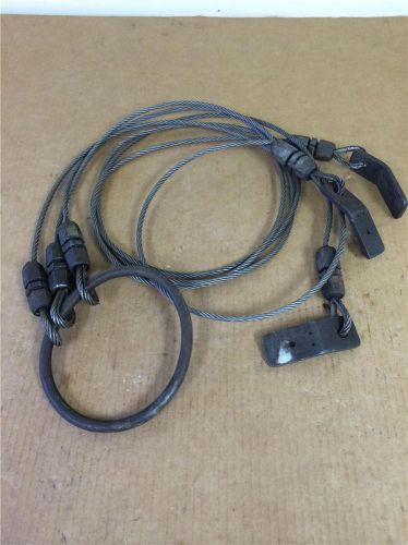 Material handling hi lo hoist crane steel cable sheet metal sling lift harness for sale