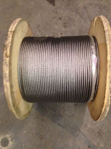 Stainless Steel Cable 1/4&#034; 7x19 100FT