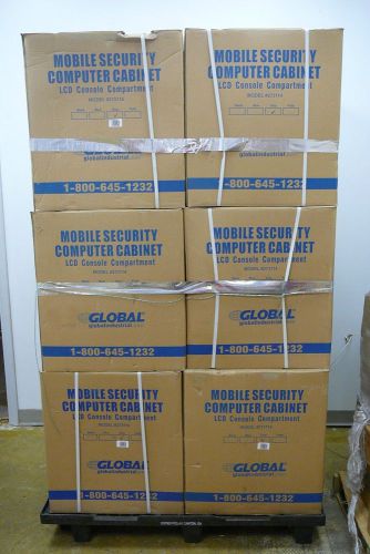 273114GY Global Industrial New In Box LCD Console Counter Top Security Cabinet