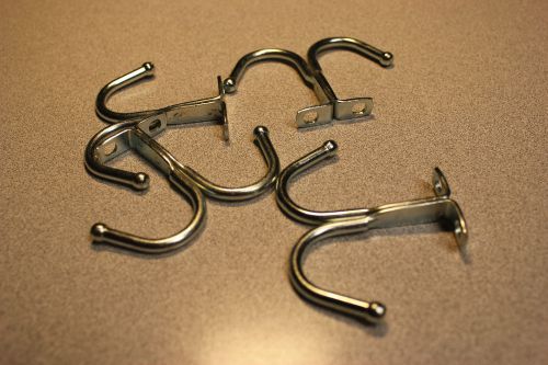 Locker &#034;j&#034; steel hooks - 50 pcs. - double-prong, top-mounted - new for sale