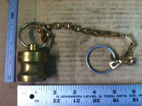 Snap lock  plug quick discon. w/chain nsn 4730-01-036-7498 lot of 20 new c1814 for sale