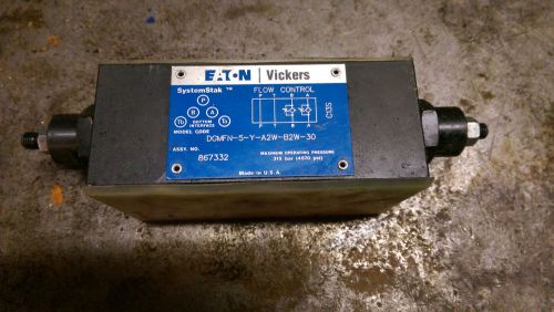 Vickers dgmfn-5-y-a2w-b2w-30 flow control, assembly #867332 for sale