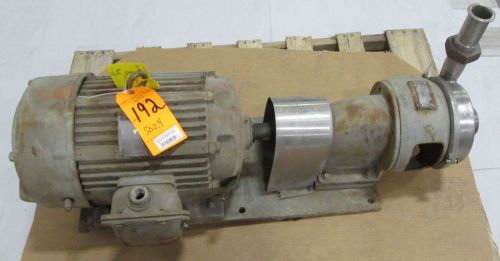 APV 8V-80 22961M-3E48 CREPACO 20HP SANITARY STAINLESS CENTRIFUGAL PUMP D374632