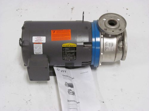 GRUNDS G &amp; L SERIES PUMP W/ ATTACHED 3 PHASE MOTOR 10HP JMM3312T *NEW IN BOX*