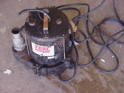 Teel (Grainger) 3P512 industrial grade sump pump 115VAC