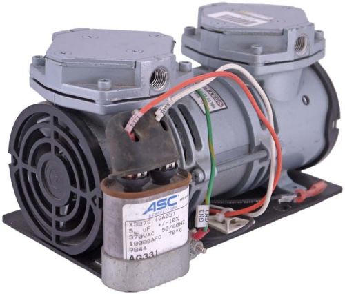 Gast MAA-V111-HB Industrial Compact Laboratory 4-Port Diaphragm Vacuum Pump 1.7A