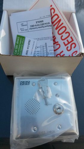 Sdc security door controls 101a-dec delayed egress controller with siren &amp; led for sale