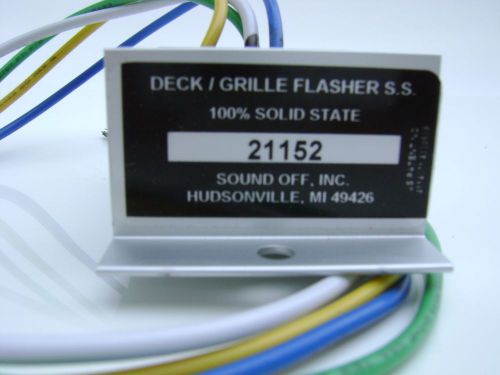 Deck/grille light flasher, etdgss-p by sound off: new! alt. pattern for sale