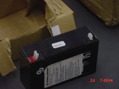 Lithonia 6V rechargable battery ELB 0612A 12 ah
