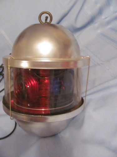 Old vintage beacon rotating 4 color hanging light wheel by trippe for sale