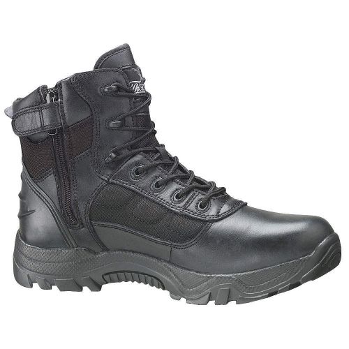 Work Boots, Pln, Ins, Mens, 8-1/2, Black, 1PR 834-6218 8.5M