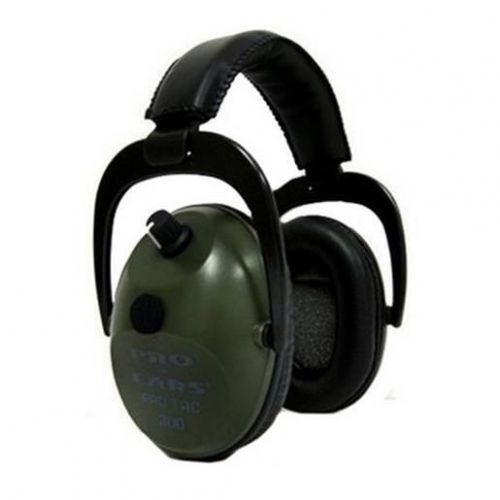 PT300G Pro Ears Pro Tac 300 Electronic Ear Muffs NRR 26 dB Low Profile With N St
