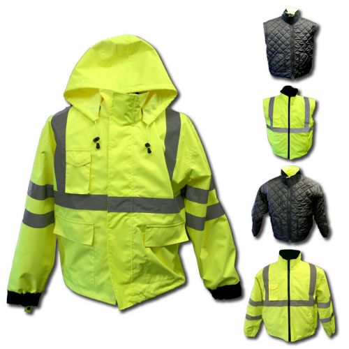 Hi-vis ultimate 5-in-1-jacket system,meets ansi/isea 107-2010 class 3 standards for sale