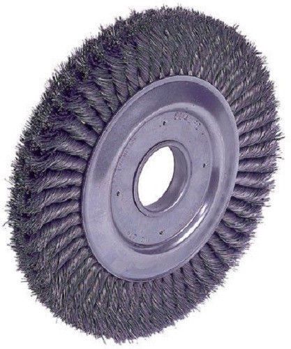 New weiler 09510, 12&#034; x 0.0118&#034; x 2&#034; arbor standard steel twist wire wheel brush for sale