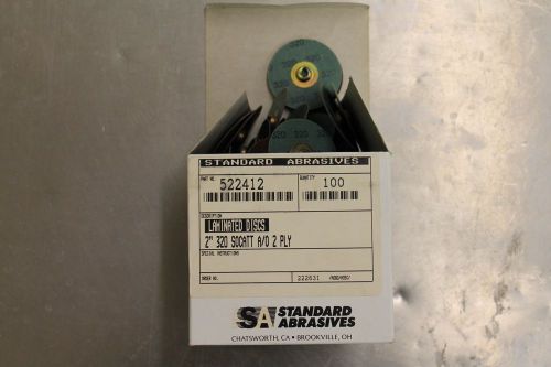 Standard Abrasives 2&#039;&#039; 320 grit sanding discs