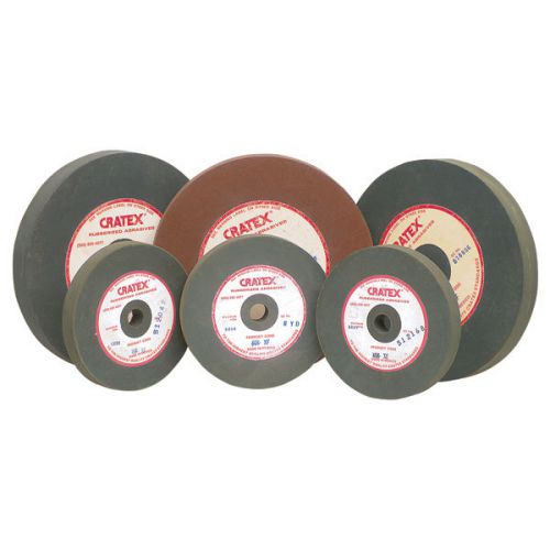 Cratex rubberized silicon carbide abrasive wheel diameter: 6&#034; thickness: 3/4&#034; for sale