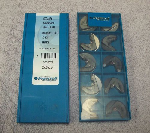 INGERSOLL   CARBIDE  INSERTS    NCHX250600R    GRADE   IN1030     PACK  OF 10