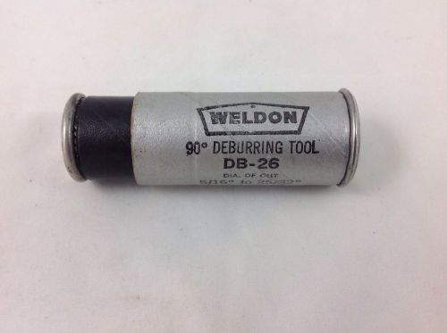 Weldon DB-26 90 Degree HSS Deburring Tool 1/2&#034; Shank (L791)
