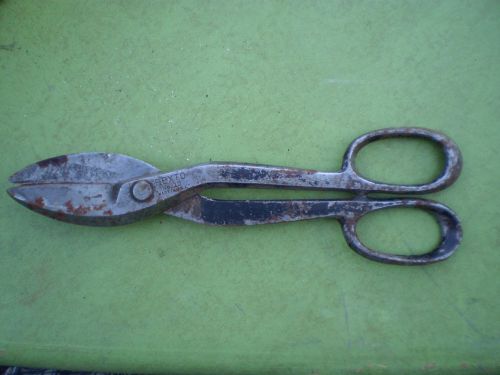 Old Vintage Rexto Tin Snips NO.10 Length 11&#034; long 1 Pair