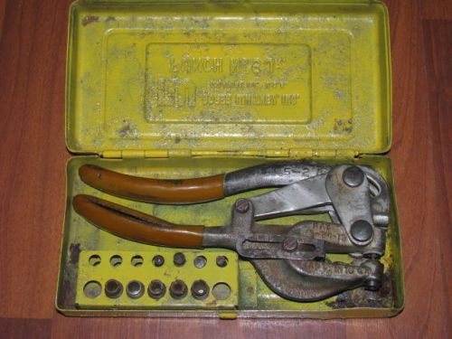 Pat 5/24/1913 roper whitney co. no 5 jr hand punch set for sale