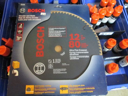 Bosch 12&#034; x 80t carbide tip  miter / table saw blade for sale