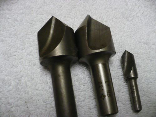 Lot of 2: Cleveland 1 inch  Countersink  82 Degrees