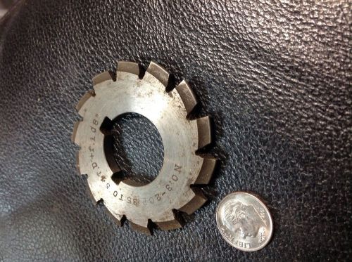 Brown and sharpe hobbling gear cutting cuter no 3 20p 35 to 54 td .108 used for sale