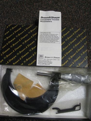 Brown &amp; sharpe 599-3-34 outside micrometer 2-3&#034; for sale