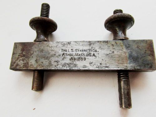 L.s. starrett no 299 rule clamp, machinist tool for sale