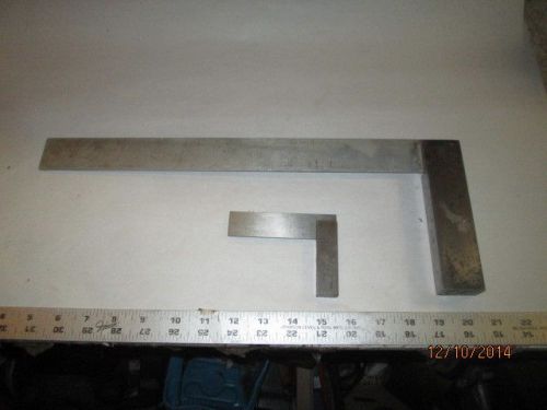 MACHINIST LATHE MILL 2 Steel Machinist Steel Square s Large &amp; Small