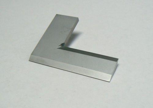 90? RIGHT ANGLE MACHINIST SQUARE BEVELED STEEL Mini Square HAND TOOL 2x1.5&#034; DIN