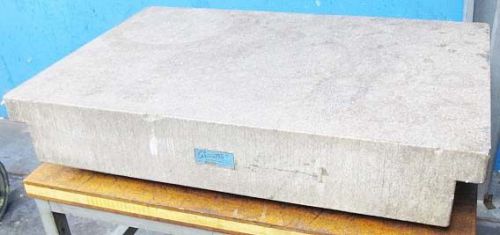 Granitru 36&#034; x 24&#034; x 6&#034; thick ledge type granite surface inspection plate for sale