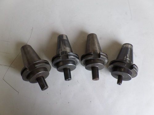 One lot quantity of 4 cat45 cat ct45 ct tool holders morse taper holder mt lmsi for sale