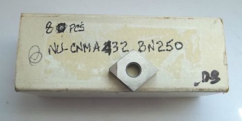 8 new sumitomo cnma-432 bn250 pcbn full-tip turning inserts for sale