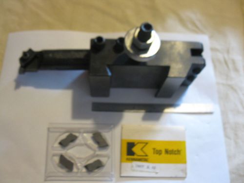 phase 2 dxa knurling toolholder with a top notch threading bar with 5 new insert