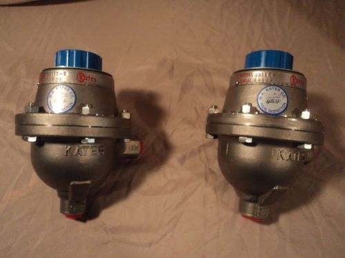 Lot of 2 kates flow controller regulators 3/4 npt model gb11t-b new in boxes! for sale