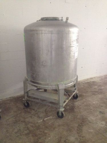 300 gallon tank s/s with cone bottom  rated 15 psi for sale