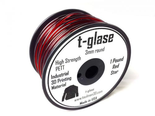 Taulman t-glase Red filament for 3D printing - FDA Food-Safe - 1lb 1.75mm