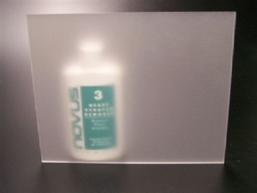 P95 Acrylic (Matte/Frosted 1 Side) Sheet - Clear - 10&#034;x37&#034;x4.5mm Thick (Nominal)