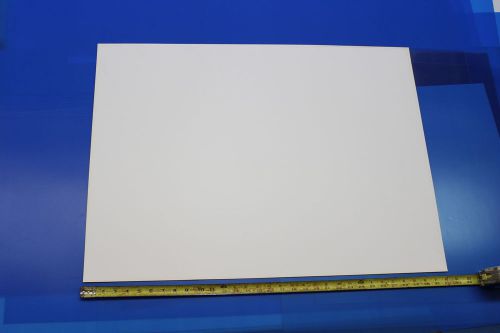White polystyrene plastic sheet, .030&#034; x 28.25&#034; x 26.5&#034; light diffusing for sale