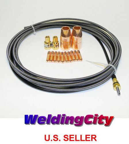 Accessory kit for 0.045&#034; wire in miller m-10/m-15 (m-100/m-150) mig welding guns for sale