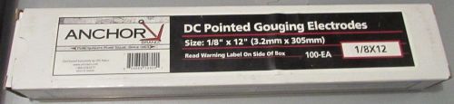 ANCHOR DC Copperclad Pointed Gouging Electrodes - 1/8&#034; x 12&#034; - 100 Pieces