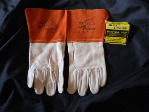 Revco Black Stallion 108 Premium Grain Pigskin Stick Welding Gloves, Medium