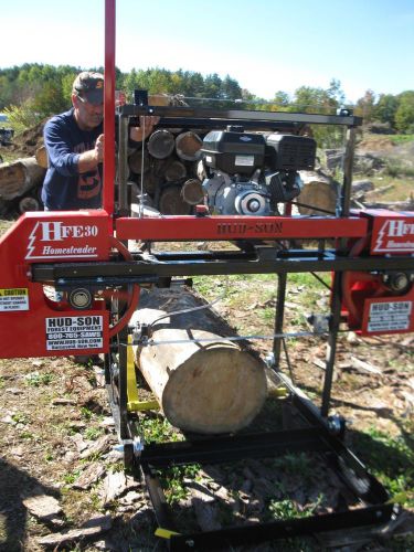 Hud-Son Forest HFE-30 portable sawmill bandmill band mill lumber maker