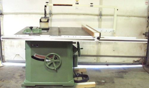 Northfield #4 industrial table saw, 52&#034; biesemeyer fence, 5hp, 230v, 3ph for sale