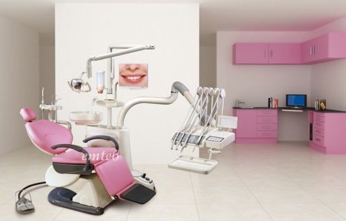New Controlled Integral Dental Unit Chair FDA CE approved F6 Model Real Leather