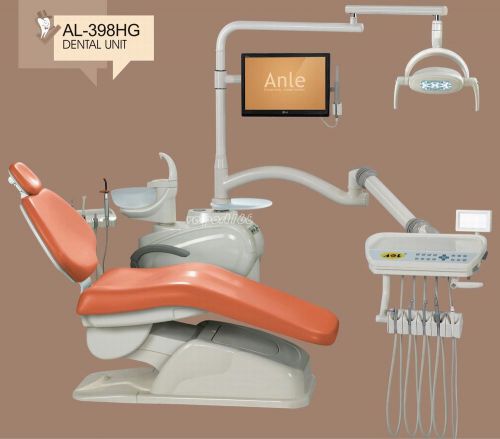 1PC Dental Computer Controlled Unit Chair FDA&amp;CE Approved AL-398HG PU Leather