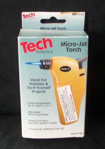 Tech America Micro-Jet Torch #910-3749 Dental Lab, Hobby, Jewelry Repair